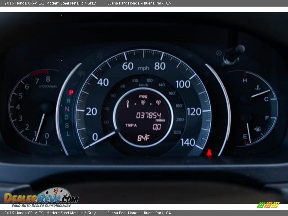 2016 Honda CR-V EX Modern Steel Metallic / Gray Photo #26