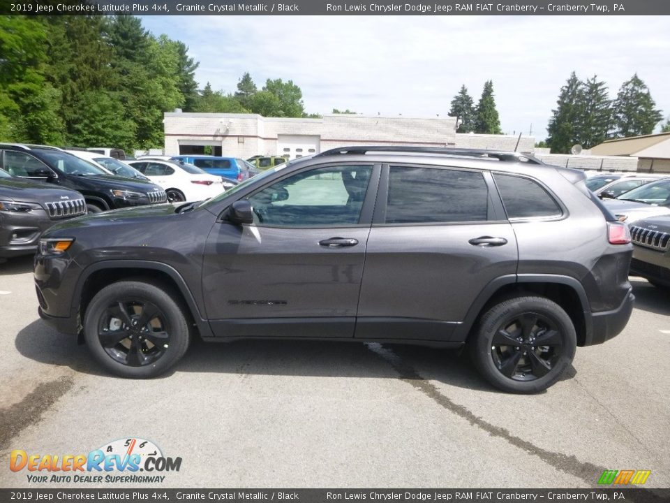 2019 Jeep Cherokee Latitude Plus 4x4 Granite Crystal Metallic / Black Photo #2