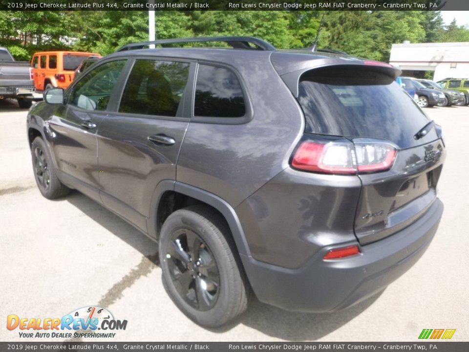 2019 Jeep Cherokee Latitude Plus 4x4 Granite Crystal Metallic / Black Photo #3