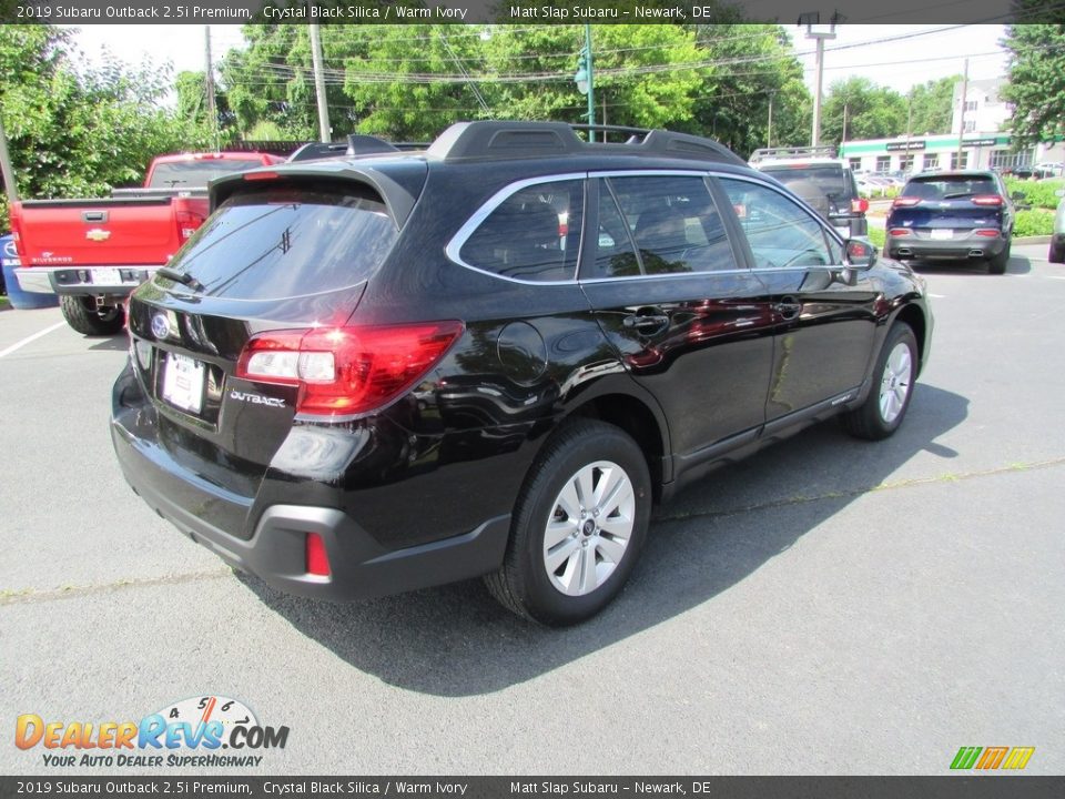 2019 Subaru Outback 2.5i Premium Crystal Black Silica / Warm Ivory Photo #6