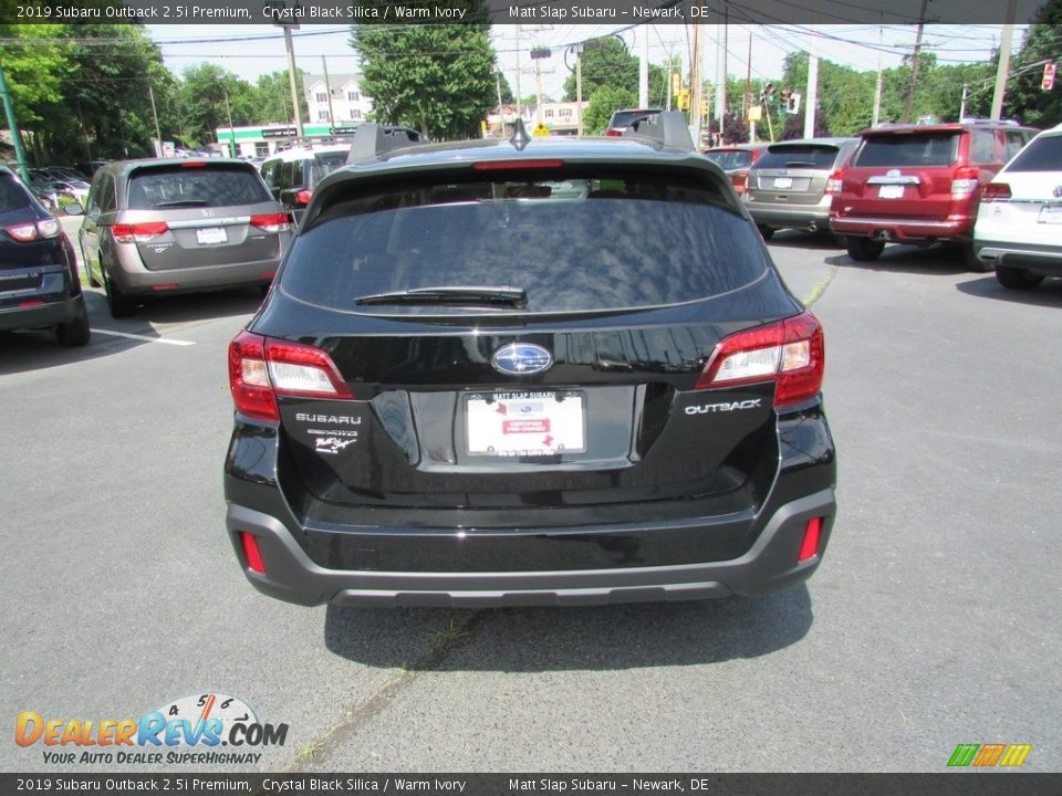 2019 Subaru Outback 2.5i Premium Crystal Black Silica / Warm Ivory Photo #7