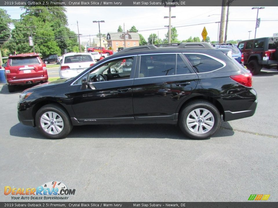 2019 Subaru Outback 2.5i Premium Crystal Black Silica / Warm Ivory Photo #9