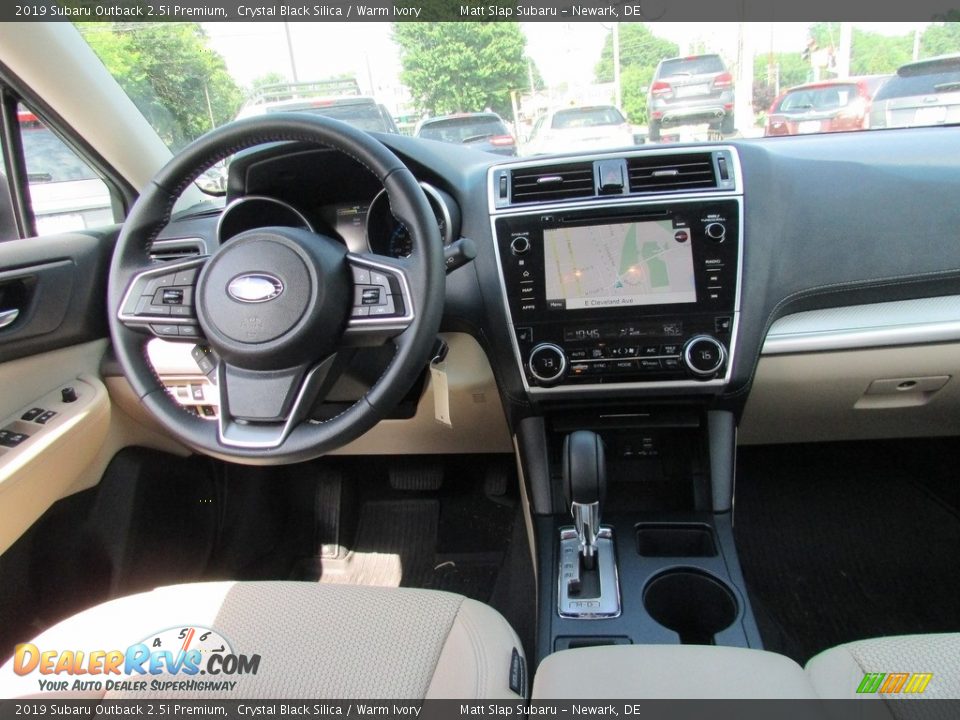 2019 Subaru Outback 2.5i Premium Crystal Black Silica / Warm Ivory Photo #10