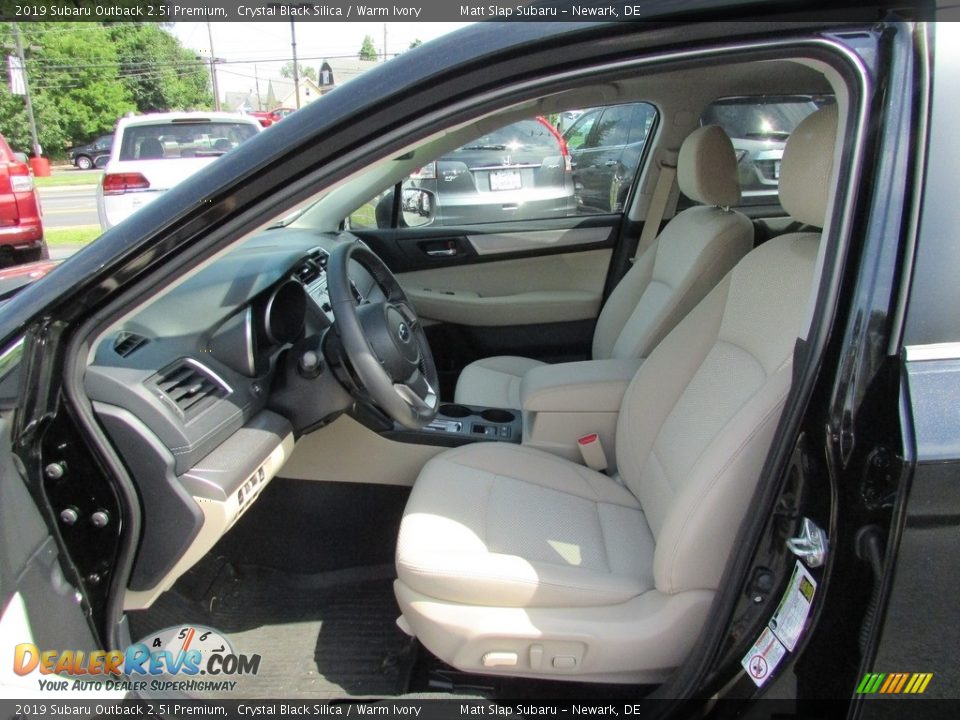 2019 Subaru Outback 2.5i Premium Crystal Black Silica / Warm Ivory Photo #13