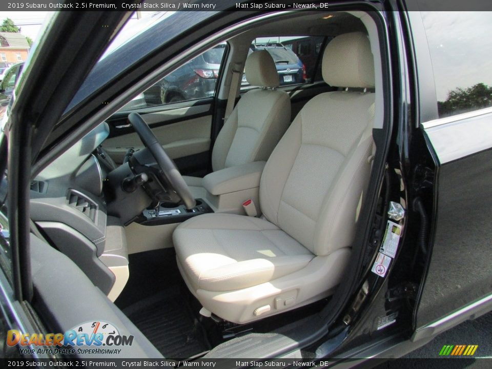 2019 Subaru Outback 2.5i Premium Crystal Black Silica / Warm Ivory Photo #16