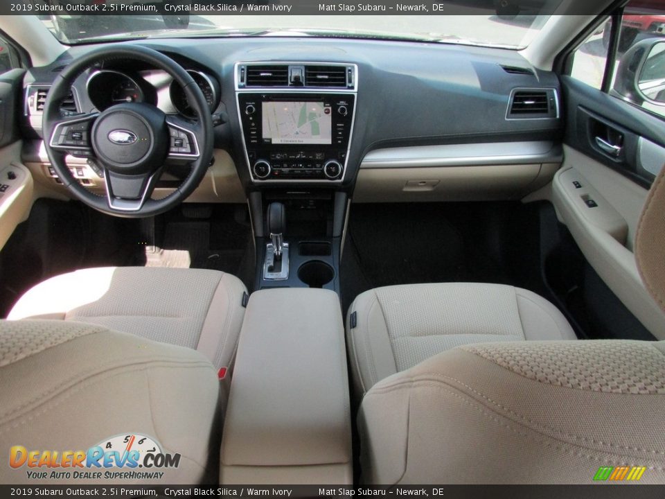 2019 Subaru Outback 2.5i Premium Crystal Black Silica / Warm Ivory Photo #25