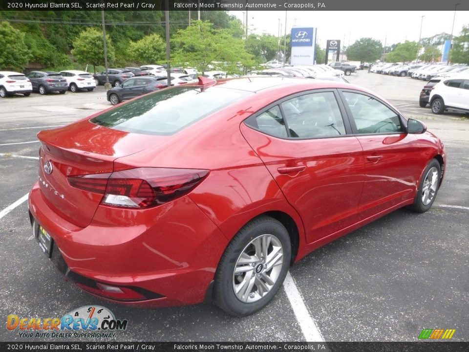 2020 Hyundai Elantra SEL Scarlet Red Pearl / Gray Photo #2