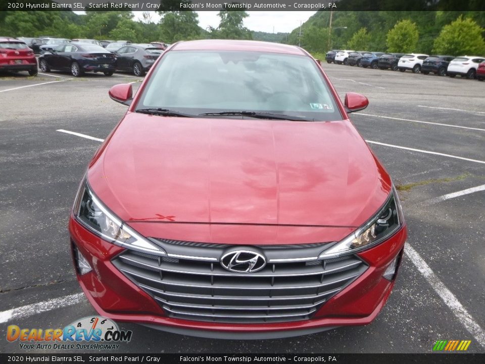 2020 Hyundai Elantra SEL Scarlet Red Pearl / Gray Photo #4