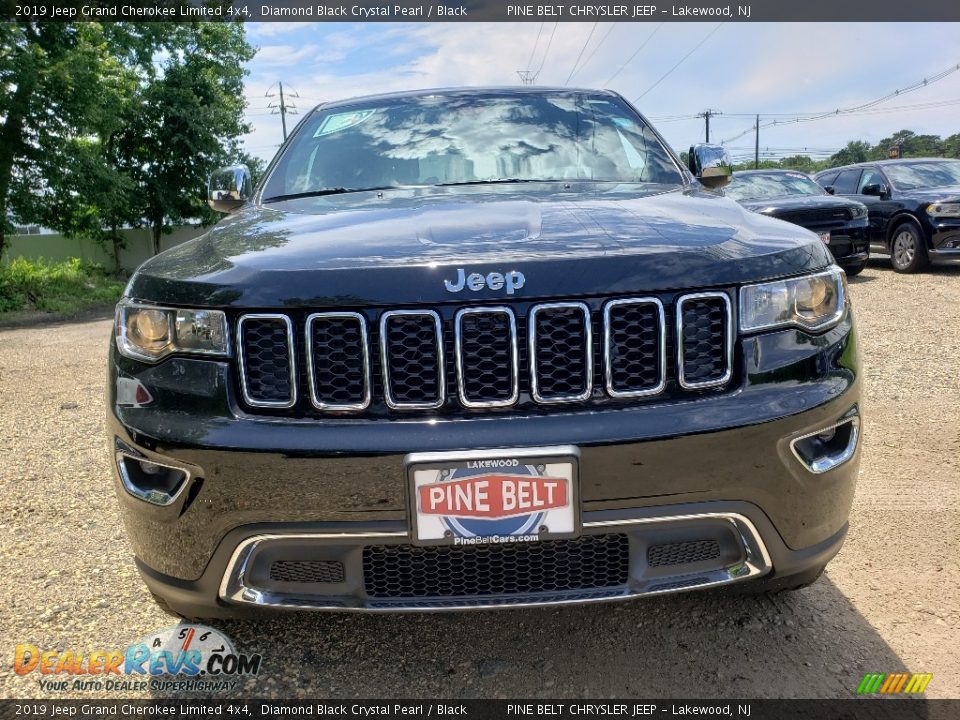 2019 Jeep Grand Cherokee Limited 4x4 Diamond Black Crystal Pearl / Black Photo #2