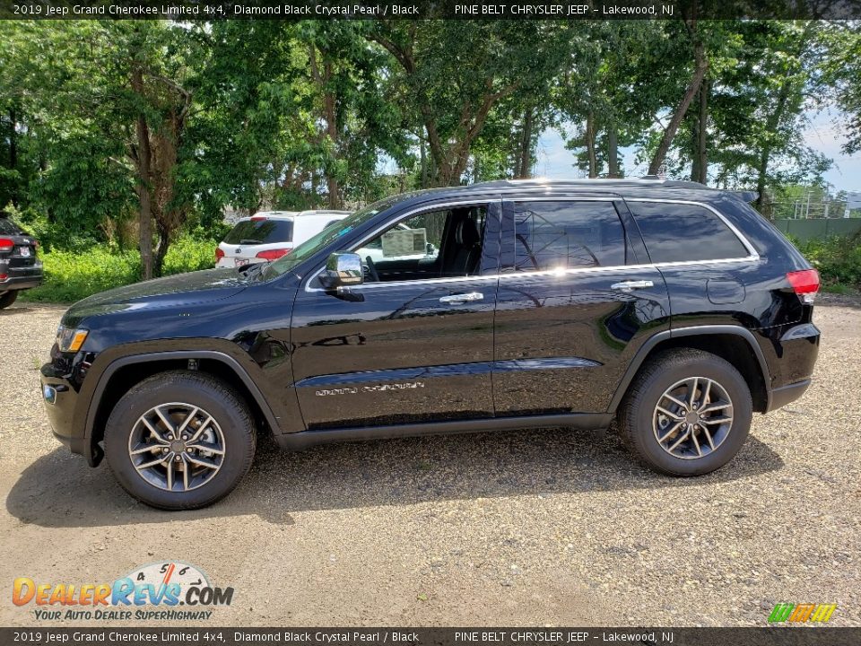 2019 Jeep Grand Cherokee Limited 4x4 Diamond Black Crystal Pearl / Black Photo #3