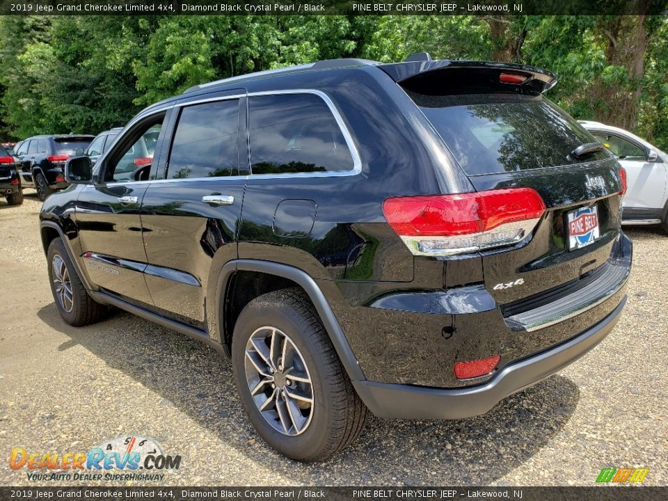 2019 Jeep Grand Cherokee Limited 4x4 Diamond Black Crystal Pearl / Black Photo #4