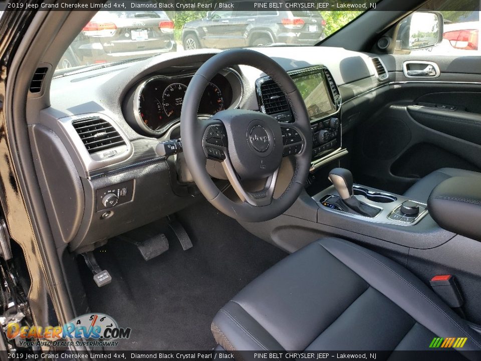 2019 Jeep Grand Cherokee Limited 4x4 Diamond Black Crystal Pearl / Black Photo #7