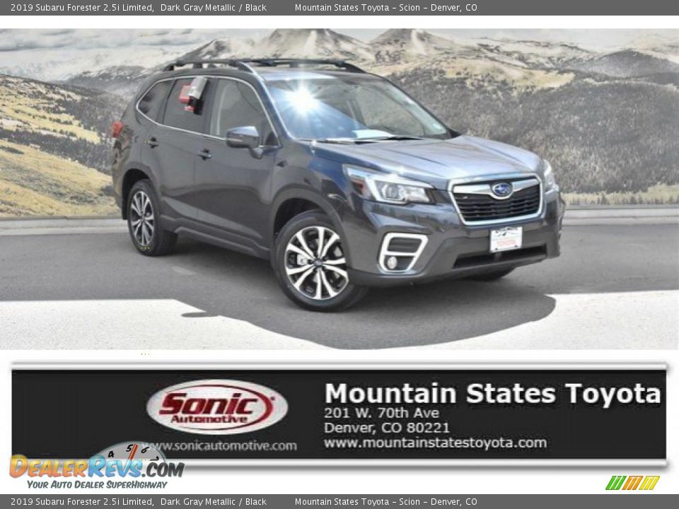 2019 Subaru Forester 2.5i Limited Dark Gray Metallic / Black Photo #1