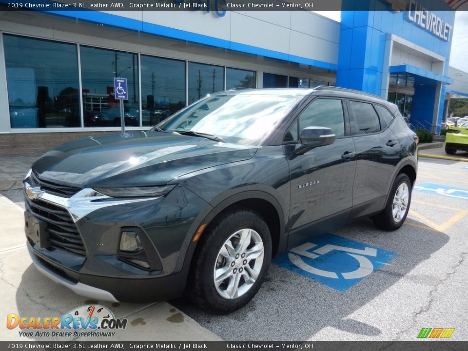 2019 Chevrolet Blazer 3.6L Leather AWD Graphite Metallic / Jet Black Photo #1