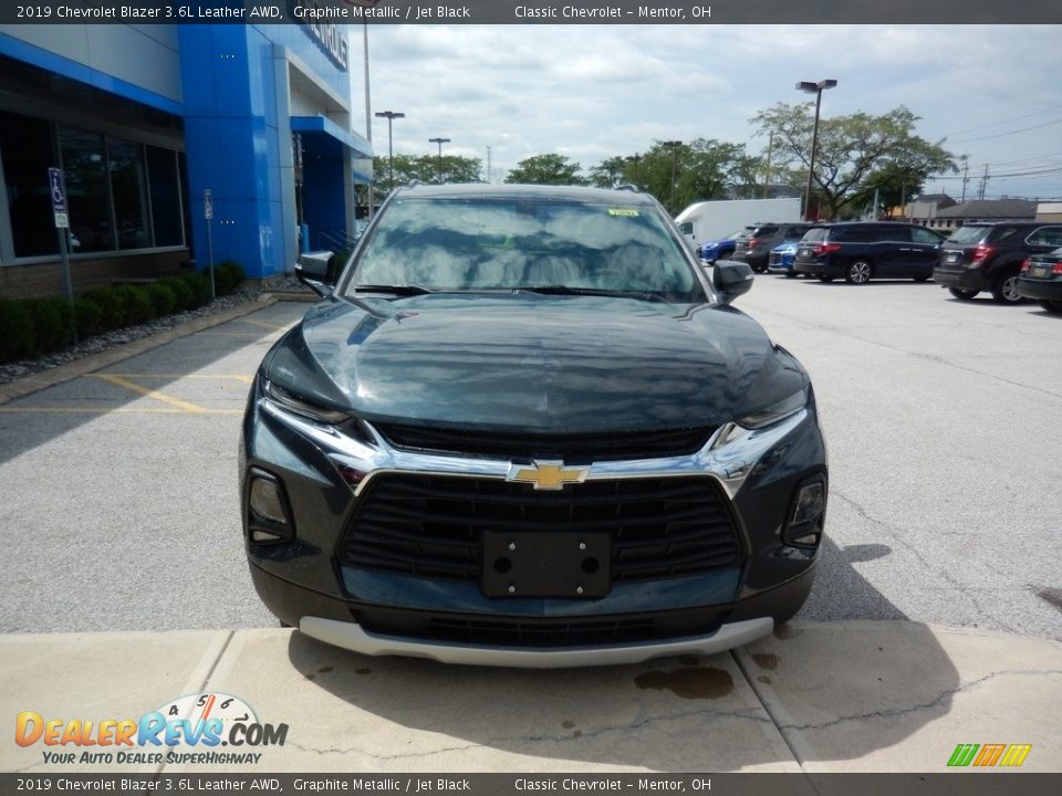 2019 Chevrolet Blazer 3.6L Leather AWD Graphite Metallic / Jet Black Photo #2