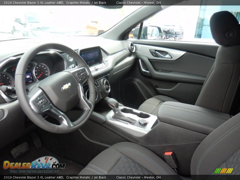 2019 Chevrolet Blazer 3.6L Leather AWD Graphite Metallic / Jet Black Photo #6