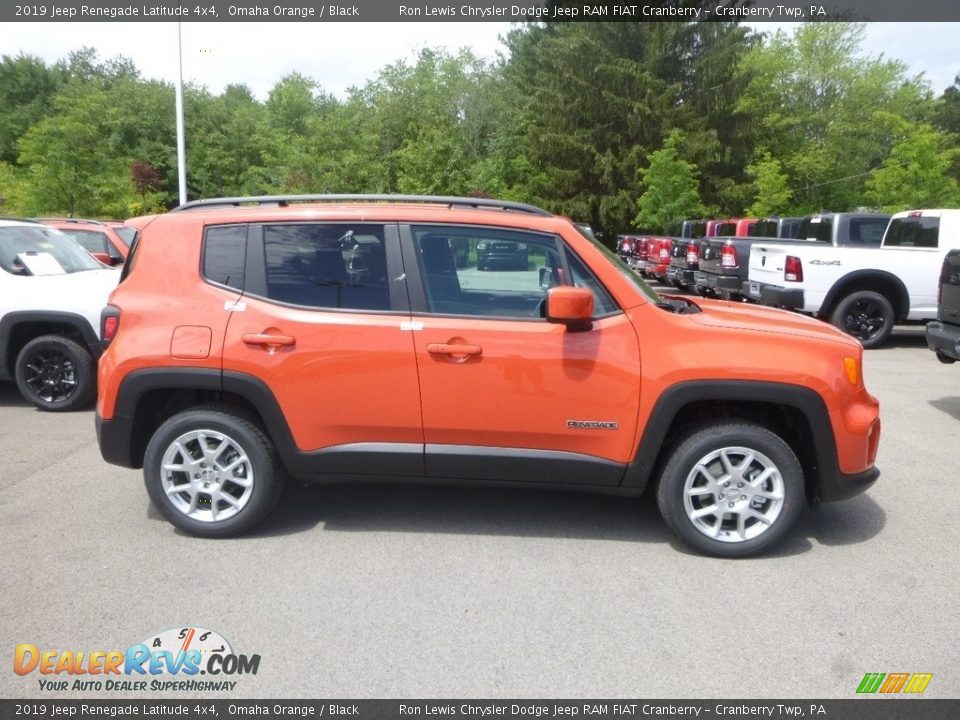 2019 Jeep Renegade Latitude 4x4 Omaha Orange / Black Photo #6