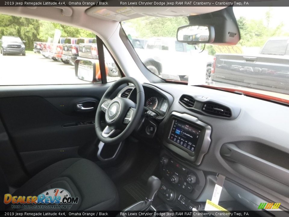 2019 Jeep Renegade Latitude 4x4 Omaha Orange / Black Photo #11