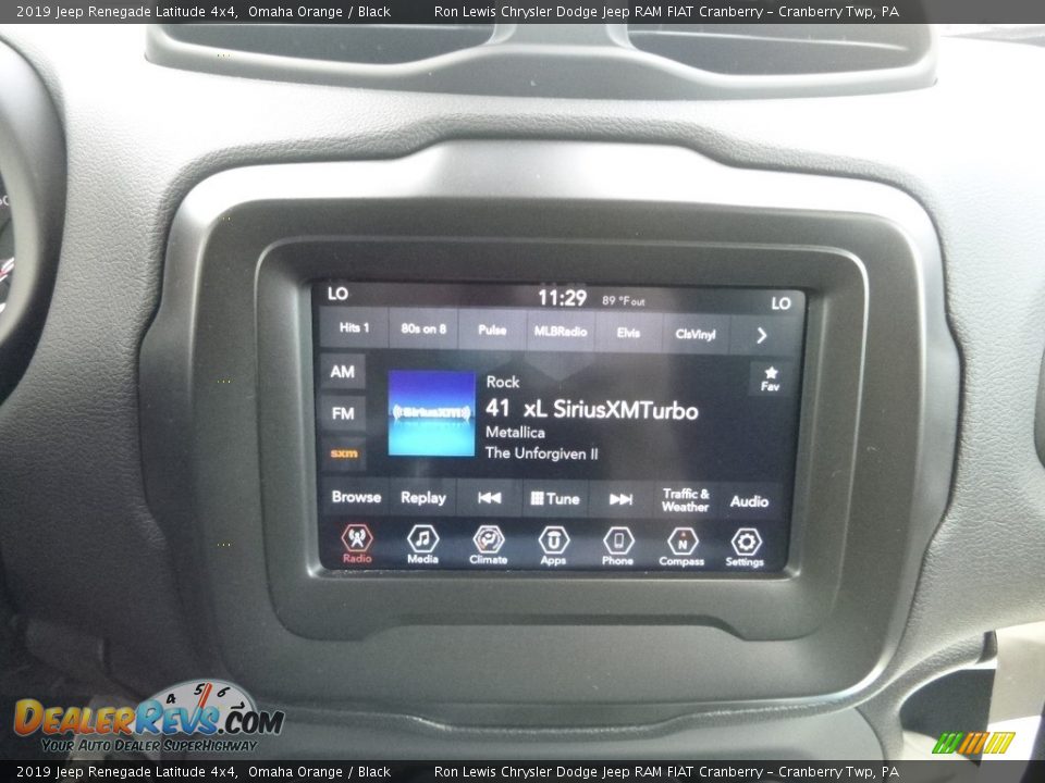 2019 Jeep Renegade Latitude 4x4 Omaha Orange / Black Photo #16
