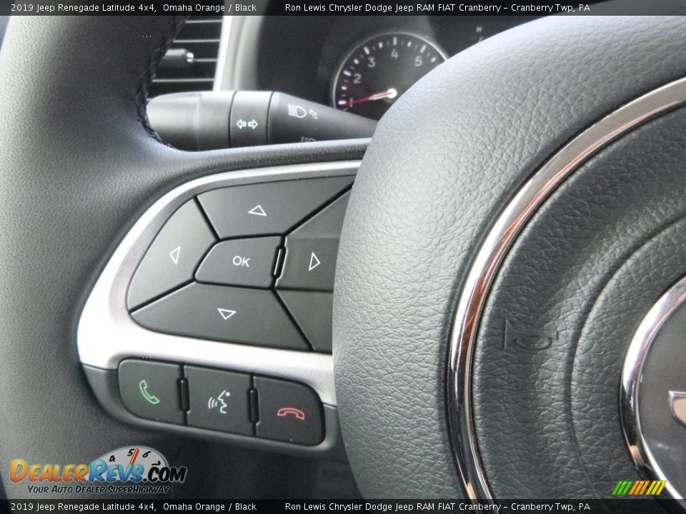 2019 Jeep Renegade Latitude 4x4 Omaha Orange / Black Photo #19