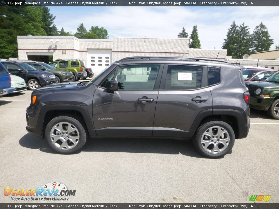 2019 Jeep Renegade Latitude 4x4 Granite Crystal Metallic / Black Photo #2