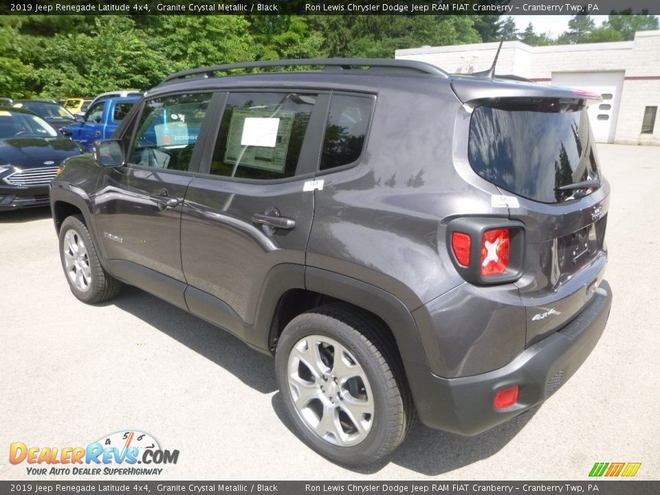 2019 Jeep Renegade Latitude 4x4 Granite Crystal Metallic / Black Photo #3