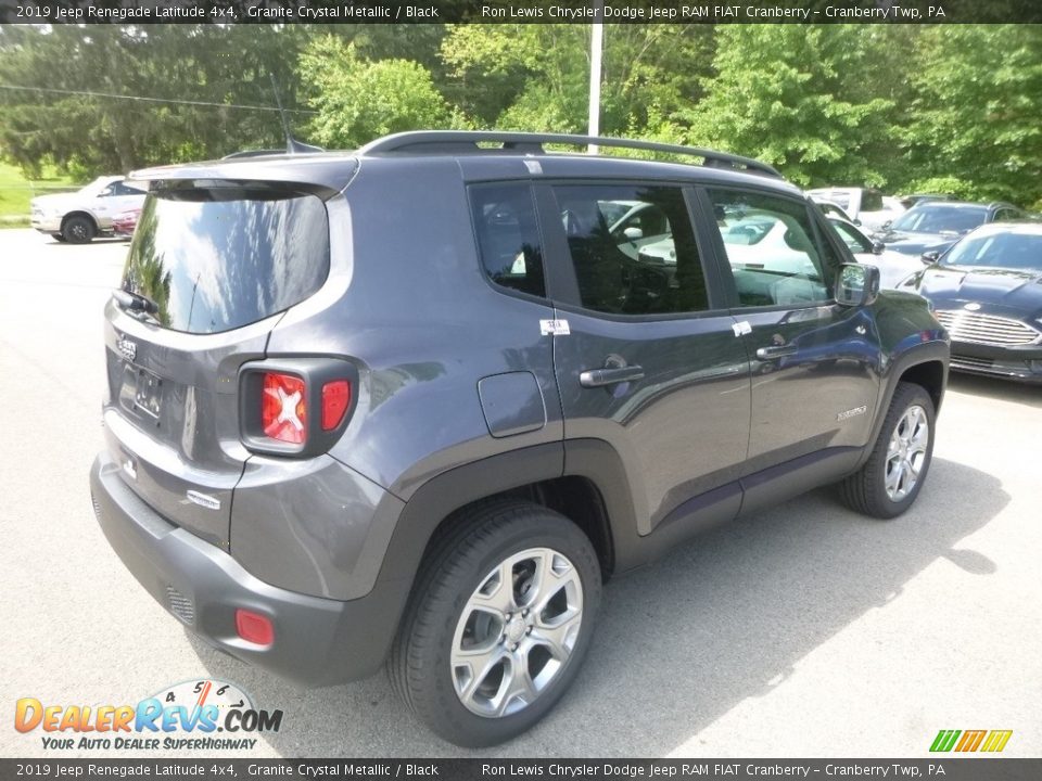 2019 Jeep Renegade Latitude 4x4 Granite Crystal Metallic / Black Photo #5