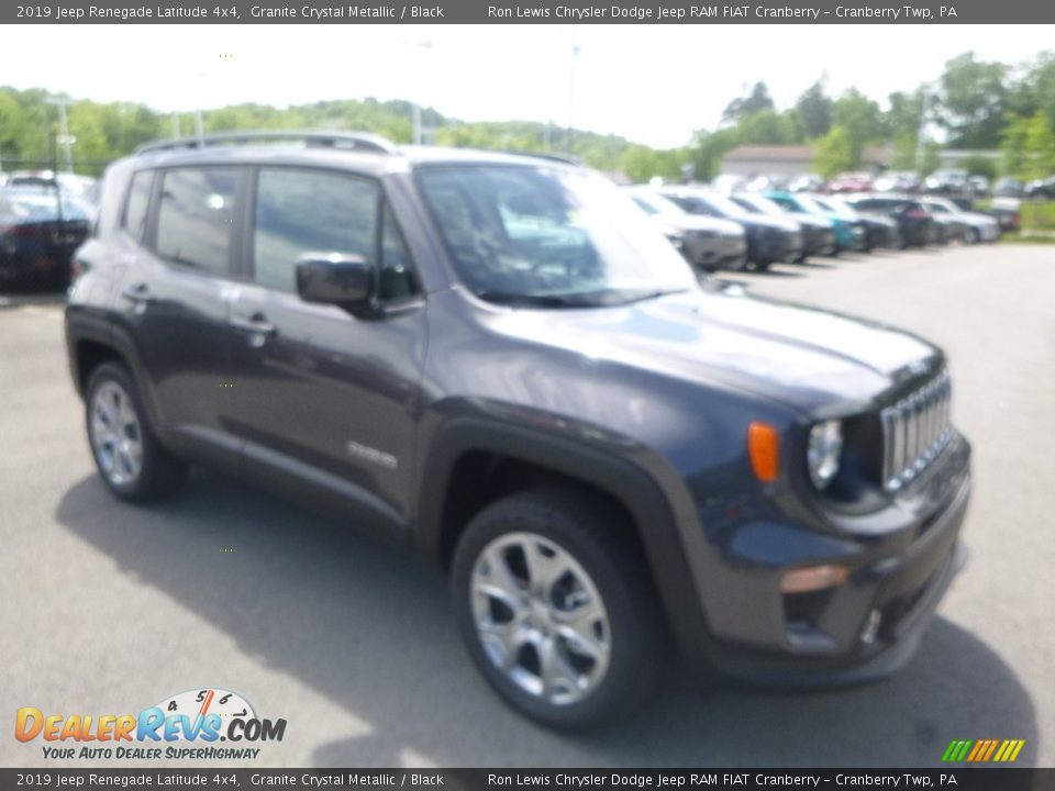 2019 Jeep Renegade Latitude 4x4 Granite Crystal Metallic / Black Photo #7
