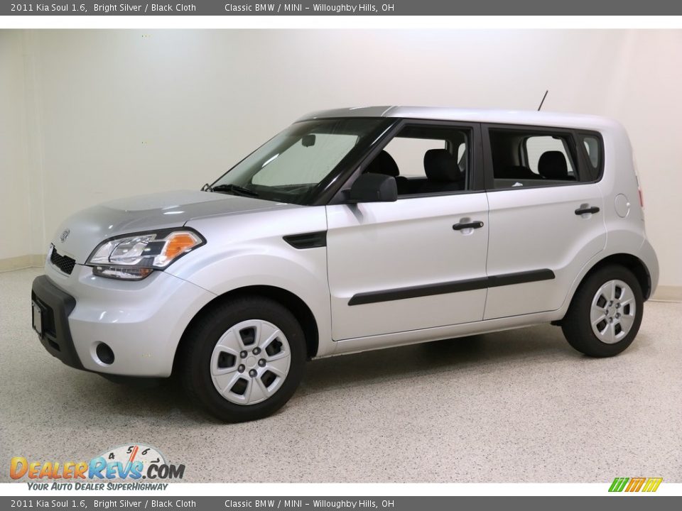 2011 Kia Soul 1.6 Bright Silver / Black Cloth Photo #3