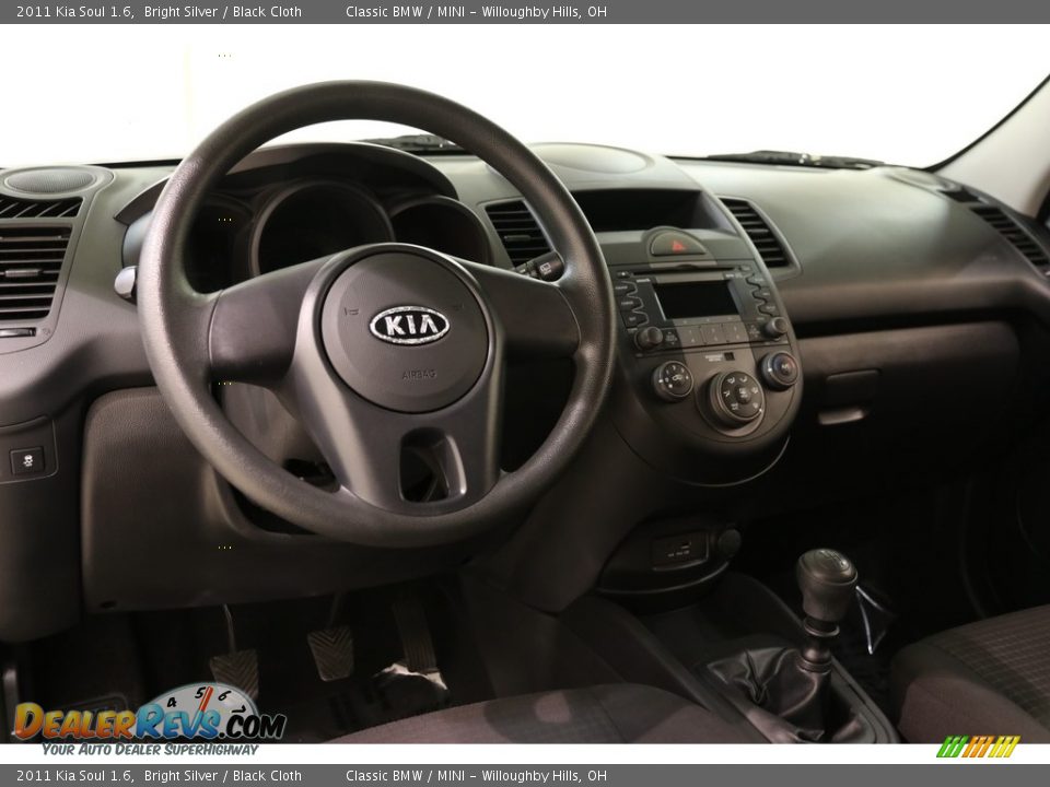 2011 Kia Soul 1.6 Bright Silver / Black Cloth Photo #6