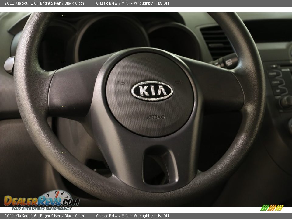 2011 Kia Soul 1.6 Bright Silver / Black Cloth Photo #7