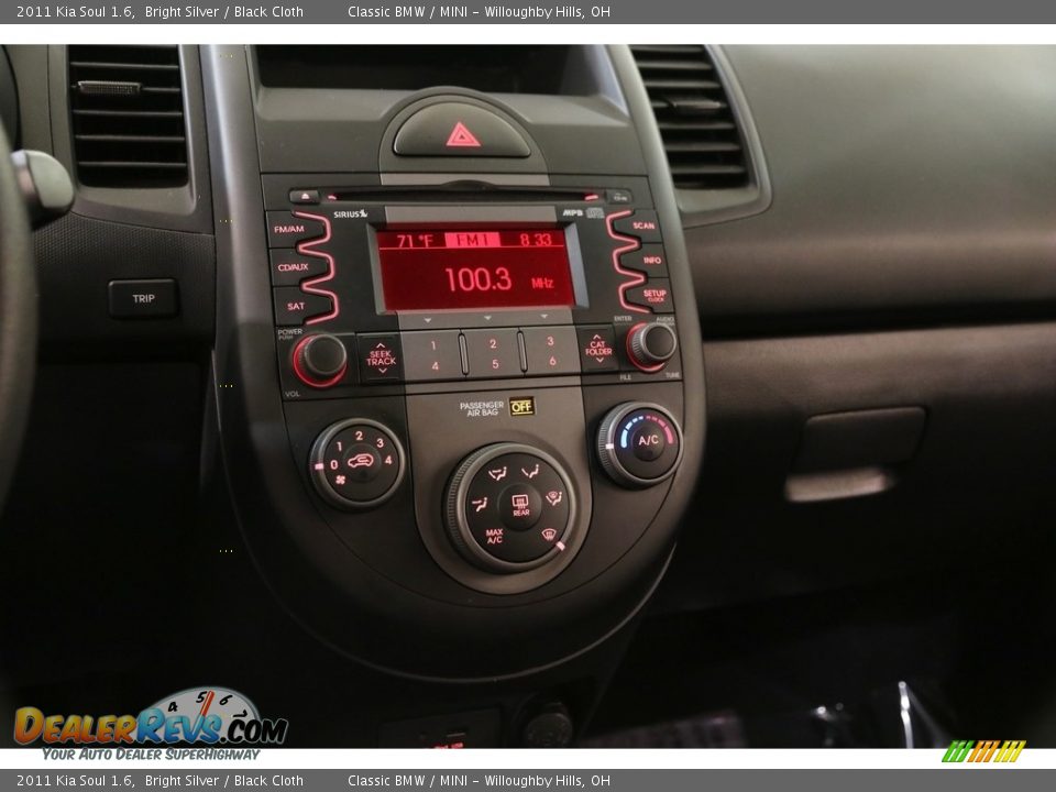 2011 Kia Soul 1.6 Bright Silver / Black Cloth Photo #9