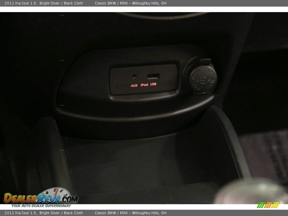 2011 Kia Soul 1.6 Bright Silver / Black Cloth Photo #11