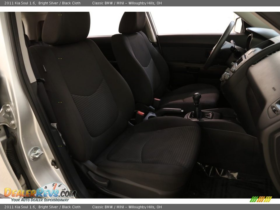 2011 Kia Soul 1.6 Bright Silver / Black Cloth Photo #12