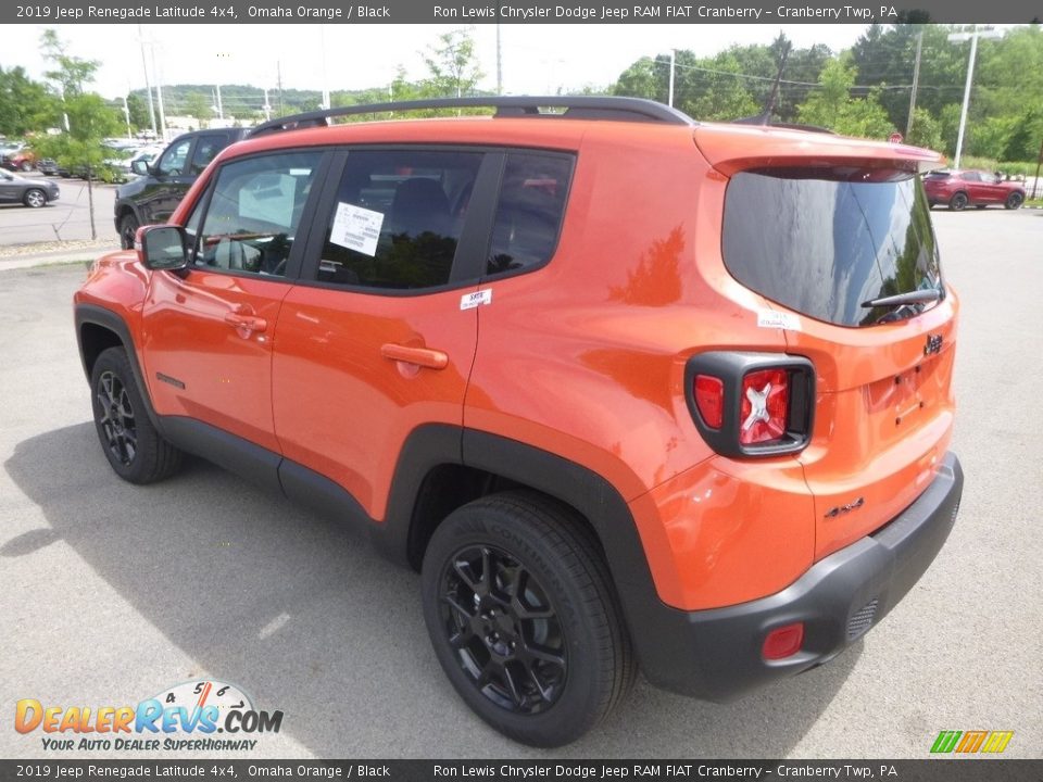 2019 Jeep Renegade Latitude 4x4 Omaha Orange / Black Photo #3