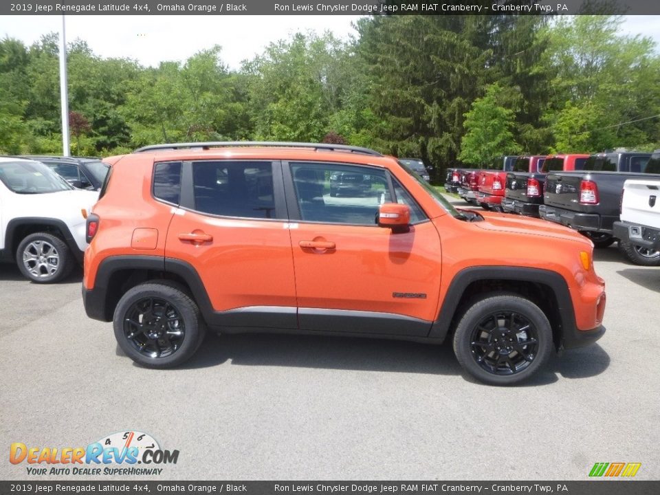 2019 Jeep Renegade Latitude 4x4 Omaha Orange / Black Photo #6