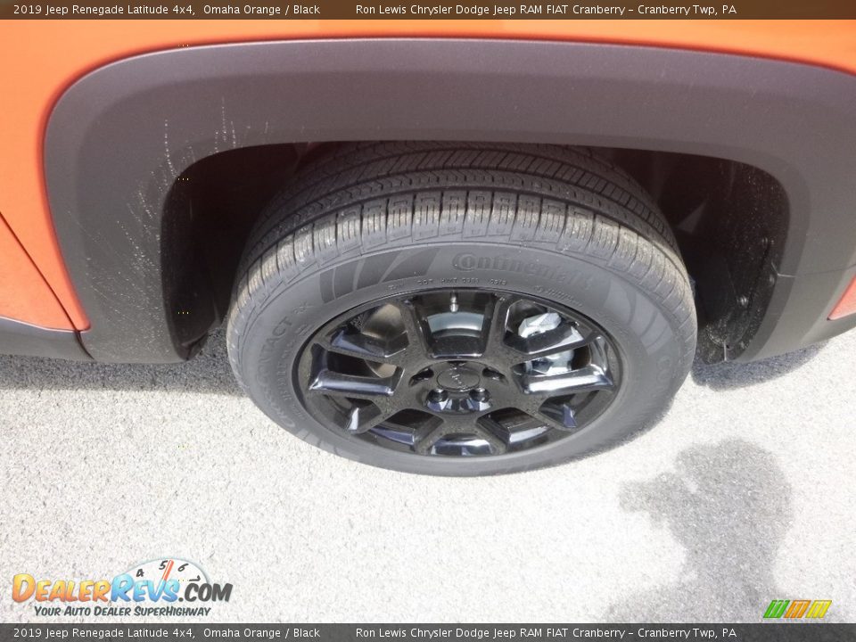 2019 Jeep Renegade Latitude 4x4 Omaha Orange / Black Photo #9
