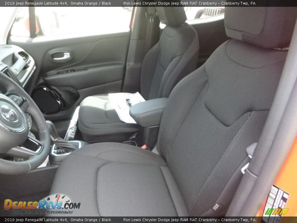 2019 Jeep Renegade Latitude 4x4 Omaha Orange / Black Photo #13