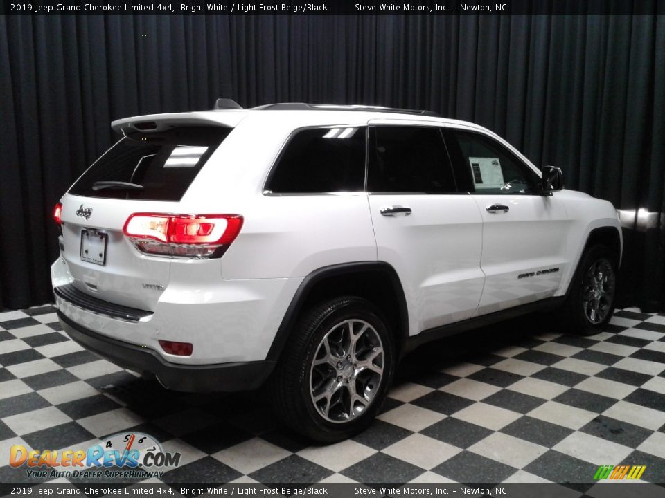 2019 Jeep Grand Cherokee Limited 4x4 Bright White / Light Frost Beige/Black Photo #6
