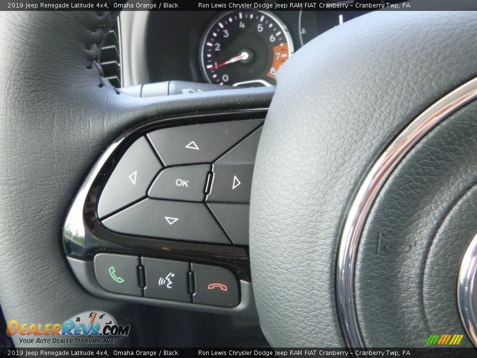 2019 Jeep Renegade Latitude 4x4 Omaha Orange / Black Photo #19