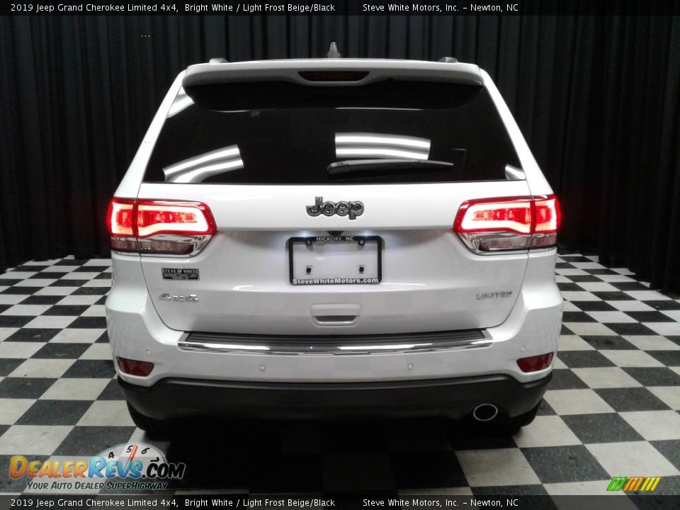 2019 Jeep Grand Cherokee Limited 4x4 Bright White / Light Frost Beige/Black Photo #7