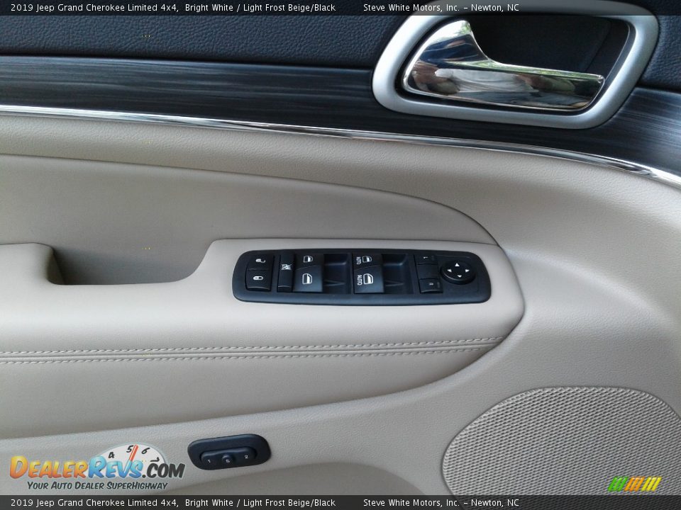 2019 Jeep Grand Cherokee Limited 4x4 Bright White / Light Frost Beige/Black Photo #9