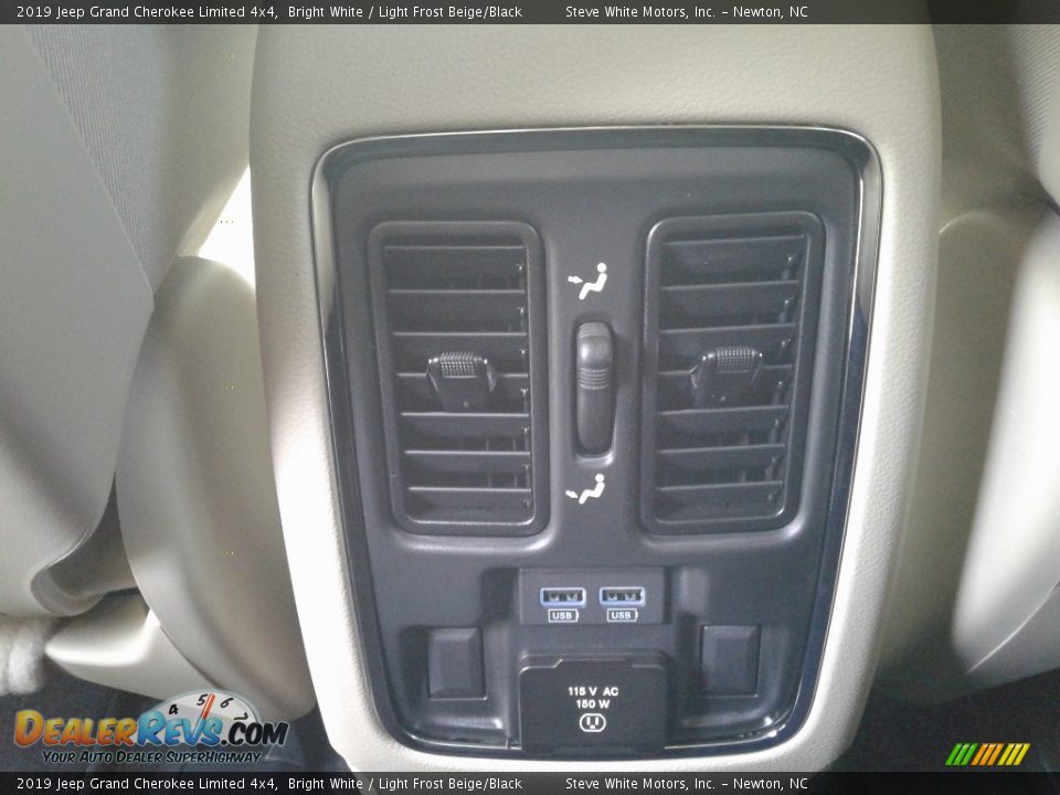 2019 Jeep Grand Cherokee Limited 4x4 Bright White / Light Frost Beige/Black Photo #14