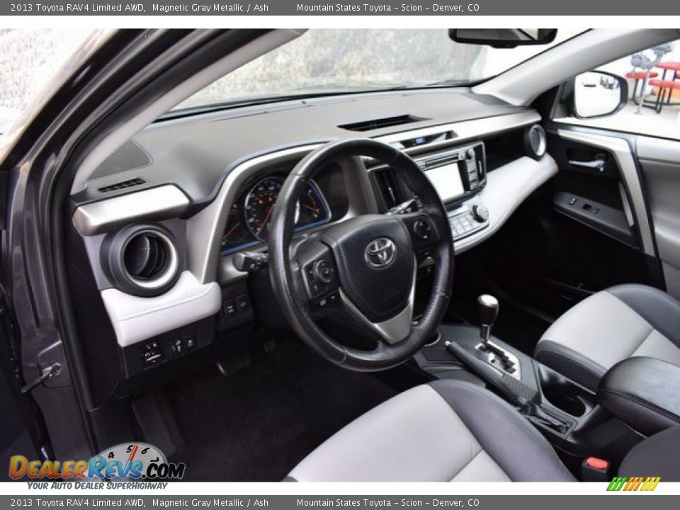 2013 Toyota RAV4 Limited AWD Magnetic Gray Metallic / Ash Photo #10