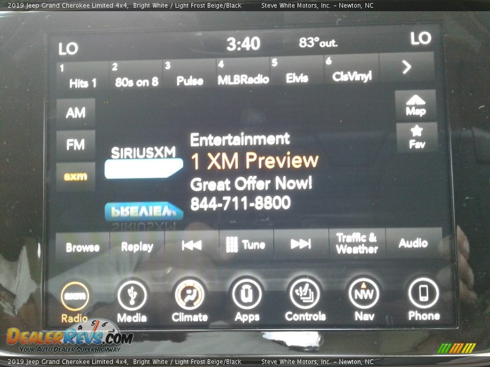 2019 Jeep Grand Cherokee Limited 4x4 Bright White / Light Frost Beige/Black Photo #22