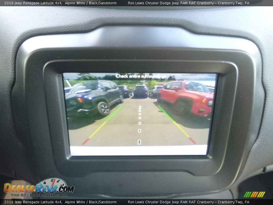 2019 Jeep Renegade Latitude 4x4 Alpine White / Black/Sandstorm Photo #20