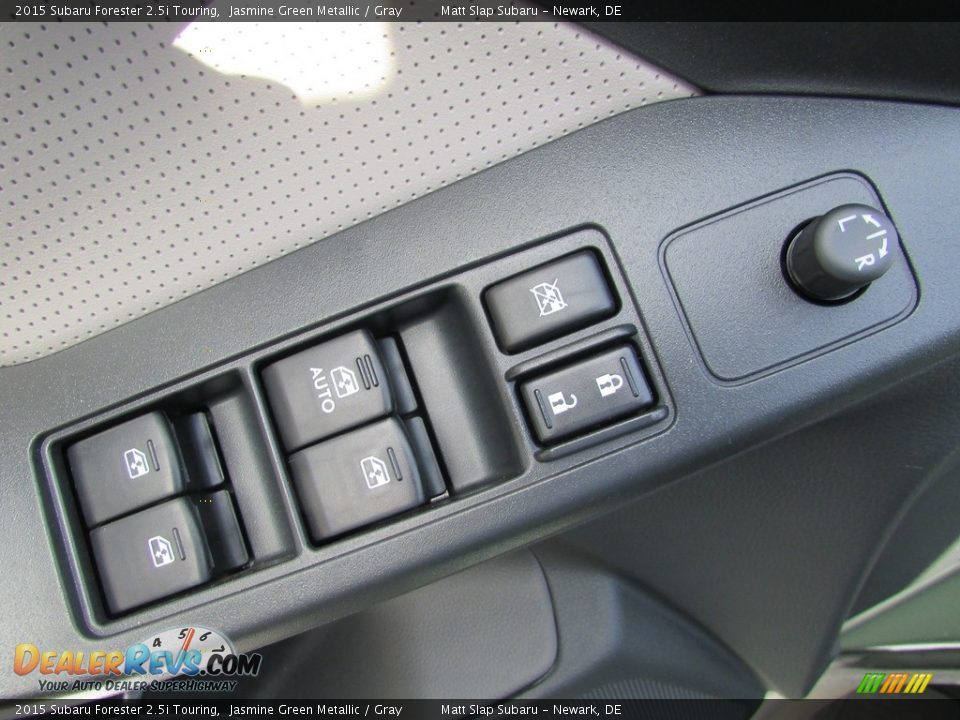 2015 Subaru Forester 2.5i Touring Jasmine Green Metallic / Gray Photo #15