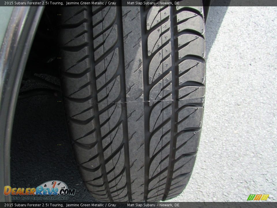 2015 Subaru Forester 2.5i Touring Jasmine Green Metallic / Gray Photo #24