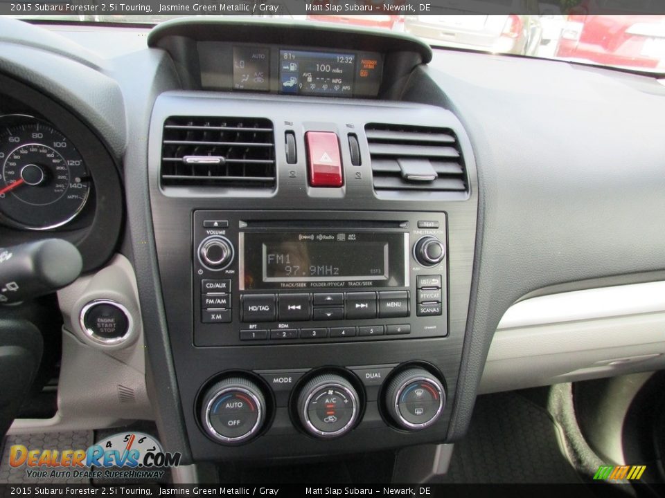 2015 Subaru Forester 2.5i Touring Jasmine Green Metallic / Gray Photo #26
