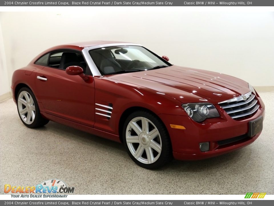 2004 Chrysler Crossfire Limited Coupe Blaze Red Crystal Pearl / Dark Slate Gray/Medium Slate Gray Photo #1